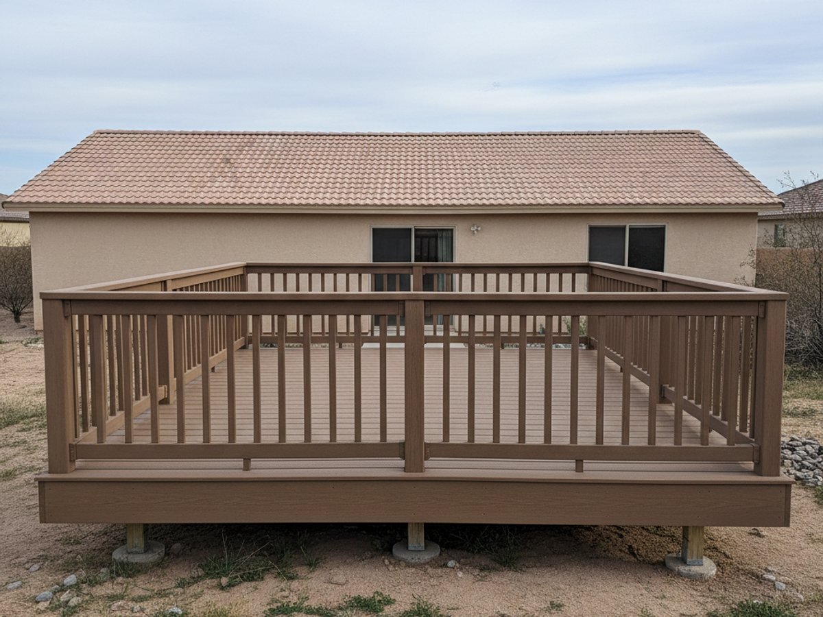 Deck Installation completed by Majestic Deck Solutions in Henderson, NV